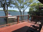 Capture the sun, lake views and sunrise from the upper deck